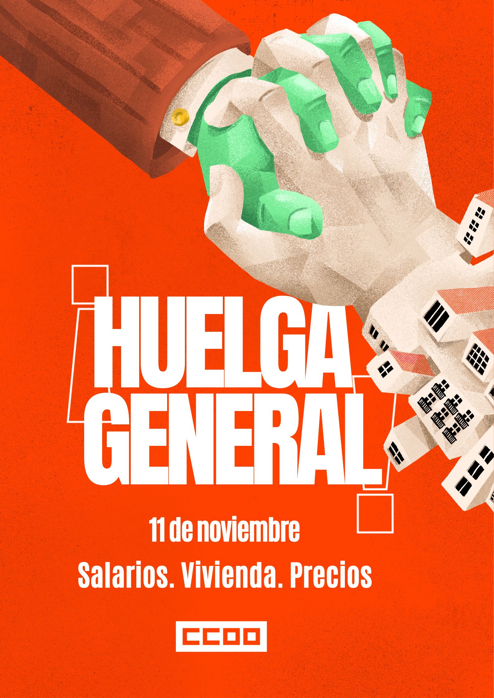La manifestación de la huelga general del 11N en Elche saldrá a las 18:00 de la plaza de l’Algeps