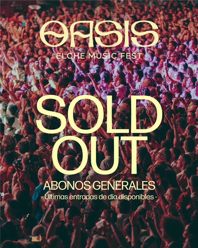 El Oasis lleva a Elche al lleno técnico hotelero: el 60% de las entradas vendidas son de visitantes de fuera