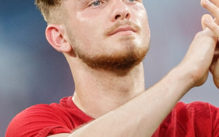 Harvey Elliott, fotografiado con el Liverpool en un amistoso ante el RB Leipzig el 21 de julio de 2022