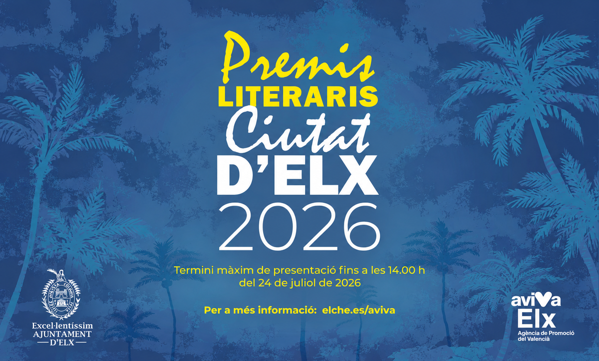 ‘L’orla del 98’ y ‘Extremar la corda’ ganan los Premios Literarios Ciutat d’Elx 2026