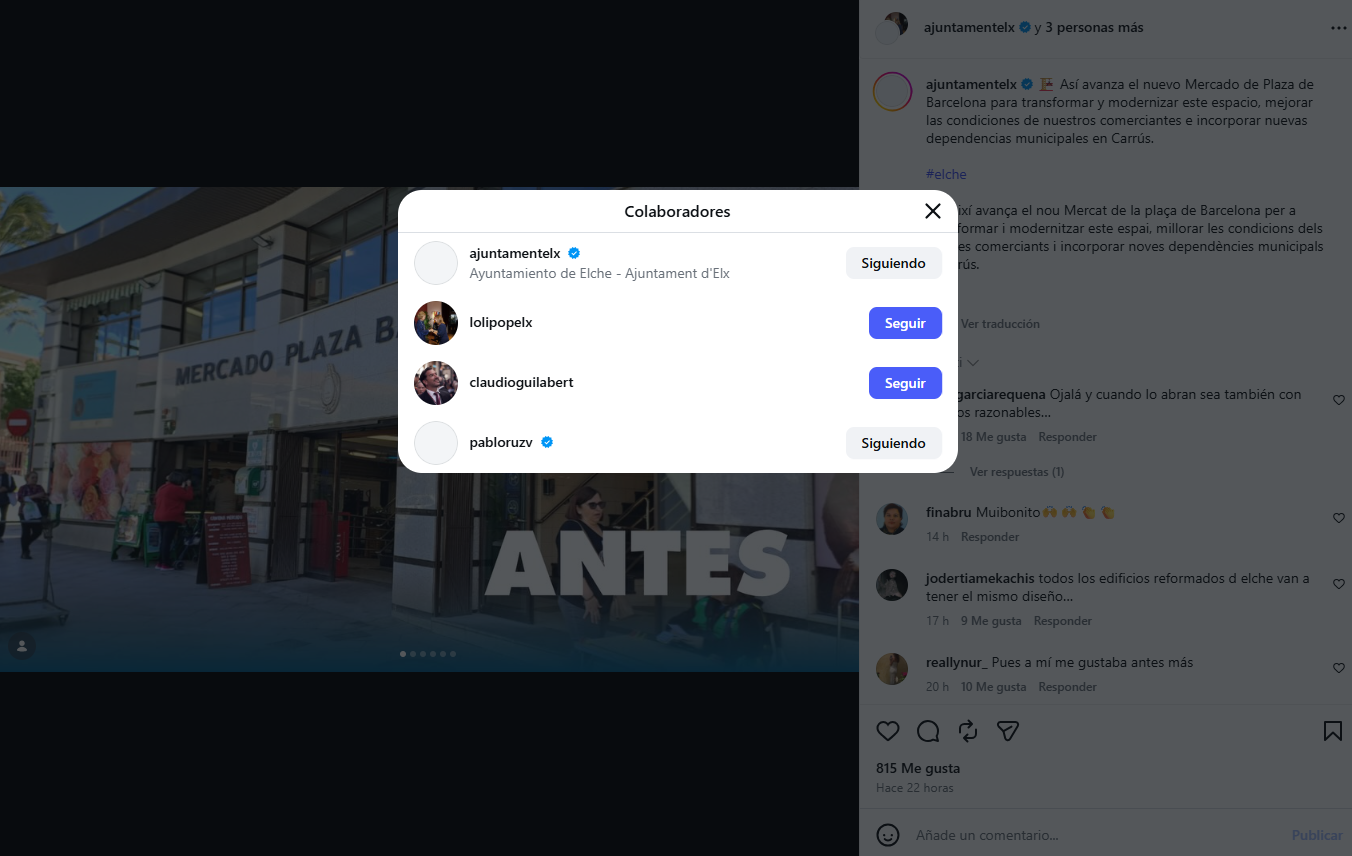 La maquinaria de comunicación del Ayuntamiento: más gasto, publicidad en redes y Pablo Ruz como protagonista